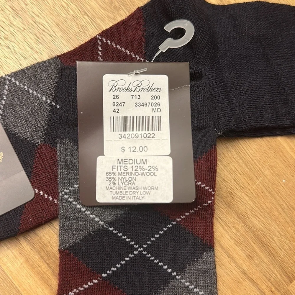BROOKS BROTHERS socks